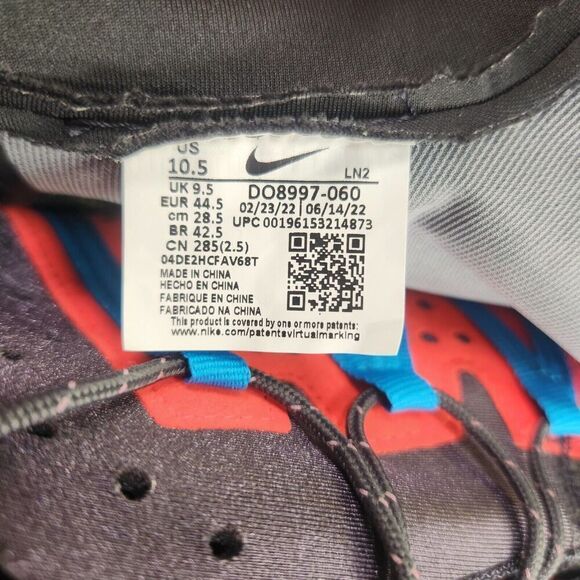 Nike Air Zoom Infinity Tour 2 Shield Mens Size 10.5 Black Golf Shoes DO8997-060 - Picture 9 of 10